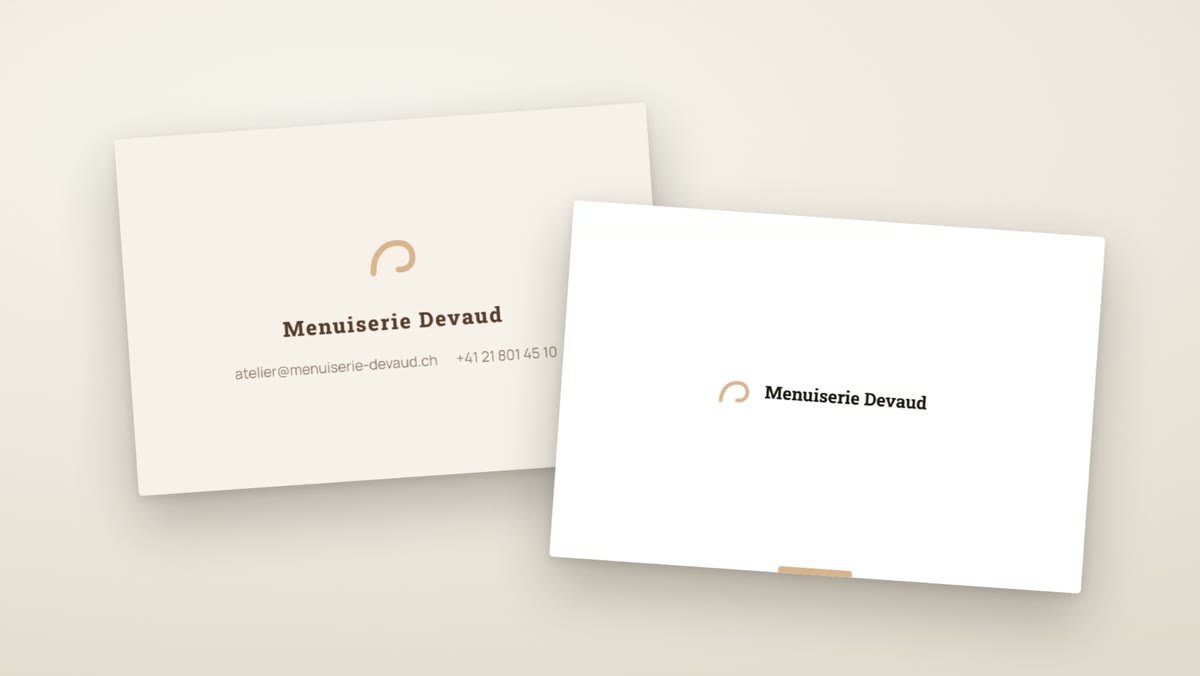 Cartes de visite recto-verso